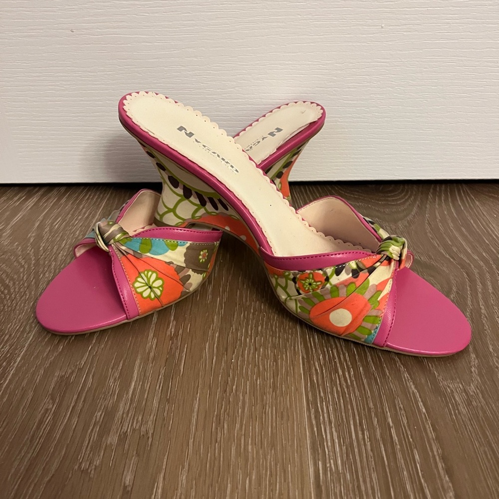 Nygard Floral Sandal Wedges